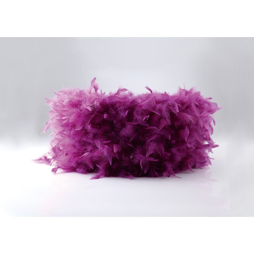 Aubergine Feather Elegance Shade - 330mm x 200mm