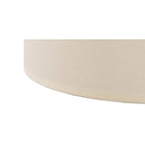 Ivory Cream Victoria Round Fabric Lampshade - 400mm x 200mm
