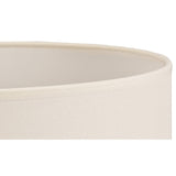 Ivory Cream Victoria Round Fabric Lampshade - 400mm x 200mm