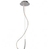Eve Triple Pendant Light in Polished Chrome with White Round Shade