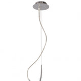 Eve Pendant Light Trio in Polished Chrome with Elegant Black Shade