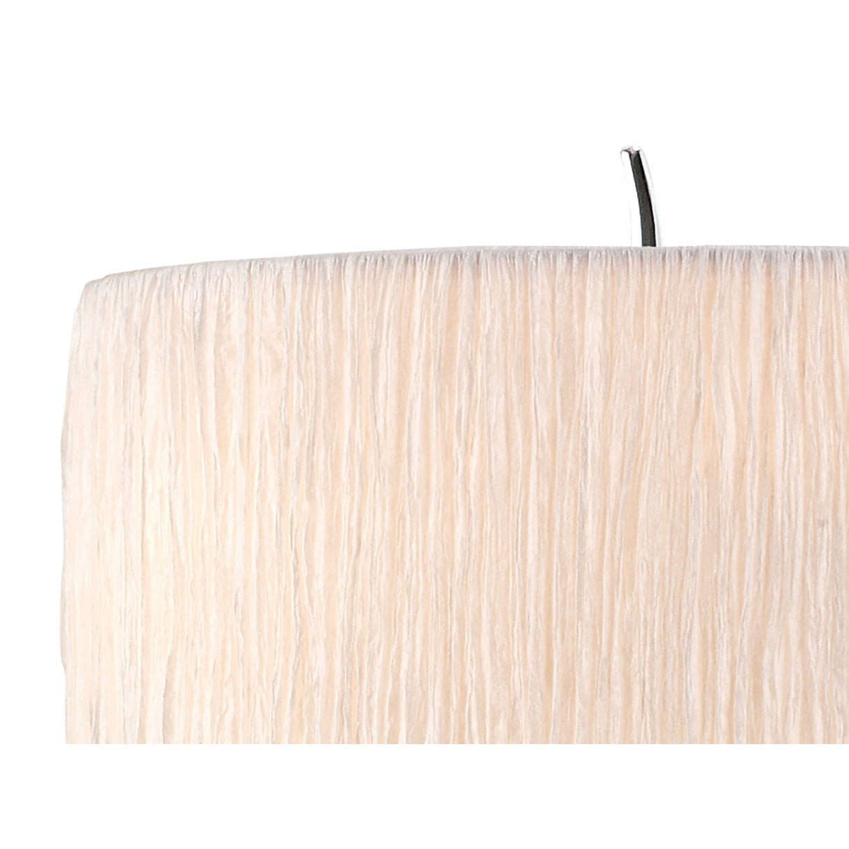 Eve Dual Light Table Lamp, Polished Chrome with Elegant White Oval Shade