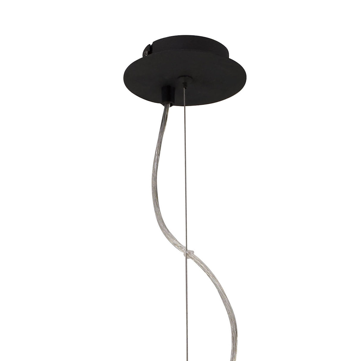 Eve 3-Light Pendant with Anthracite Finish and White Round Shade