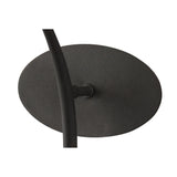 Eve Anthracite Wall Lamp with Black Oval Shade - 1 Light E27
