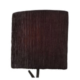 Eve Anthracite Wall Lamp with Black Oval Shade - 1 Light E27