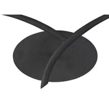 Eve Dual Light Antracite Wall Lamp with Elegant White Oval Shades