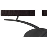 Eve Anthracite Wall Lamp with Dual Black Oval Shades