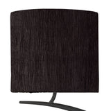 Eve Anthracite Wall Lamp with Dual Black Oval Shades