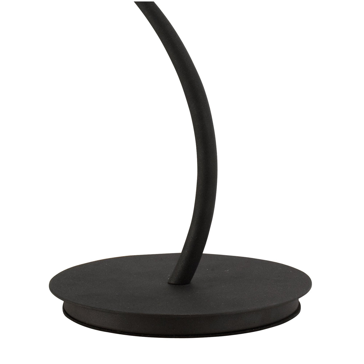Eve Designer Table Lamp - Dual Light E27, Anthracite with Elegant Black Shade