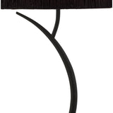 Eve Designer Table Lamp - Dual Light E27, Anthracite with Elegant Black Shade
