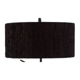Eve Designer Table Lamp - Dual Light E27, Anthracite with Elegant Black Shade