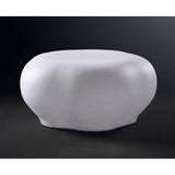 Huevo Opal Outdoor Illuminated Stool - Contemporary Design with E27 Compatibility