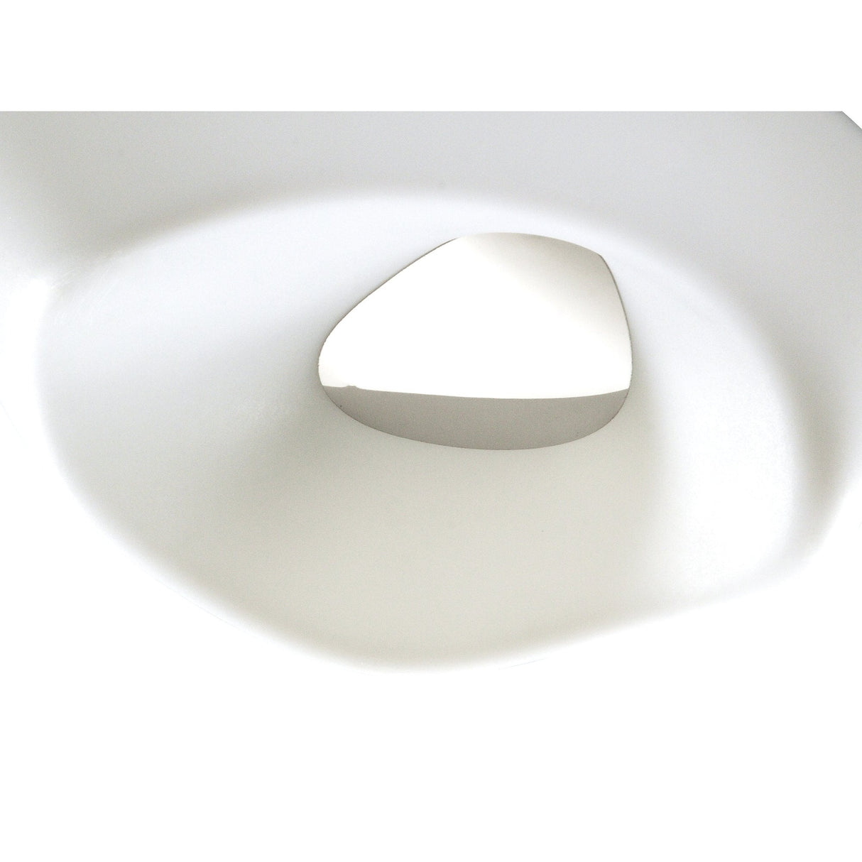 Modern Huevo Outdoor Ceiling Light Fixture in Polished Chrome and Opal White, IP44 Rated