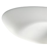 Huevo Outdoor 6-Light Ceiling Fixture in Polished Chrome and Opal White