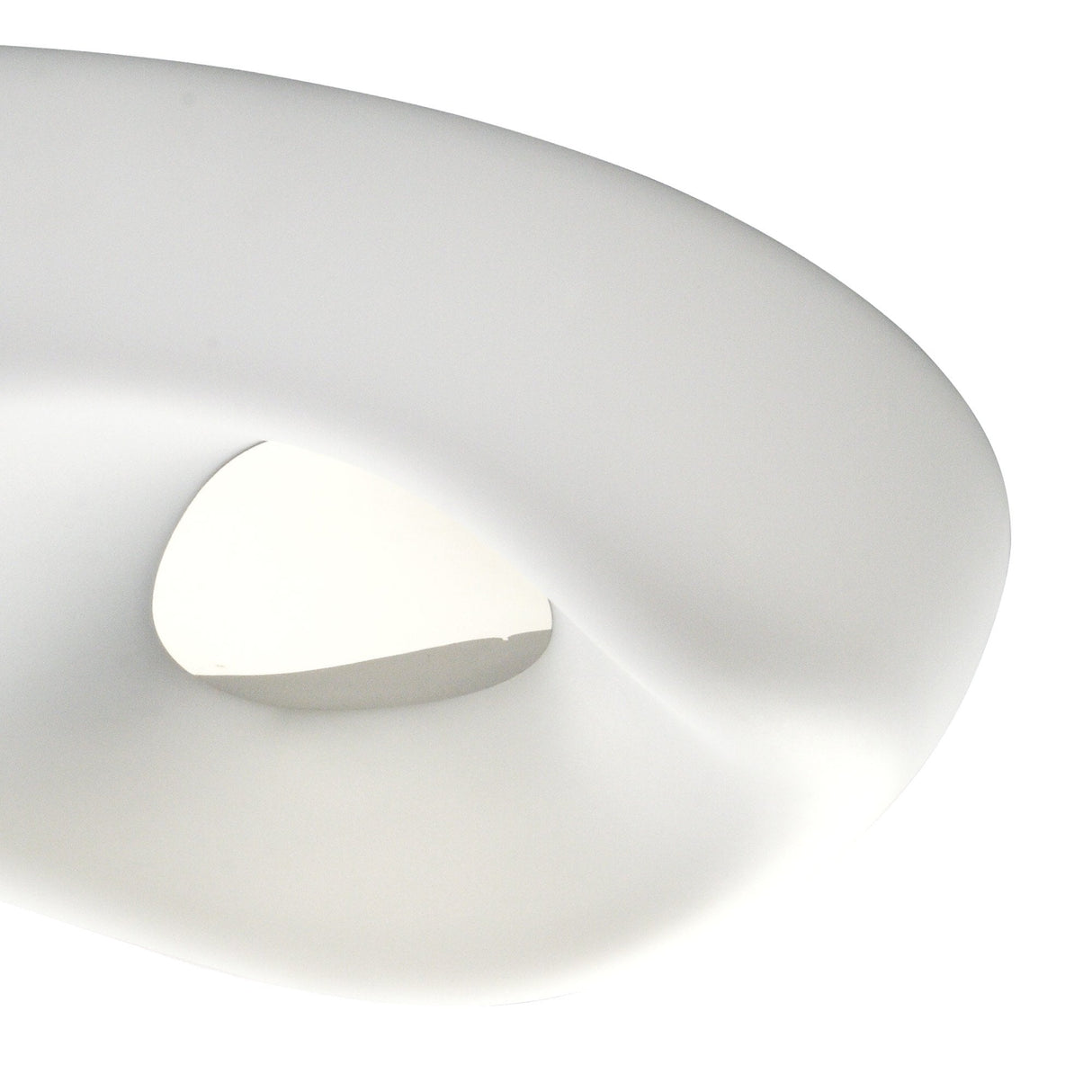 Huevo Outdoor 6-Light Ceiling Fixture in Polished Chrome and Opal White