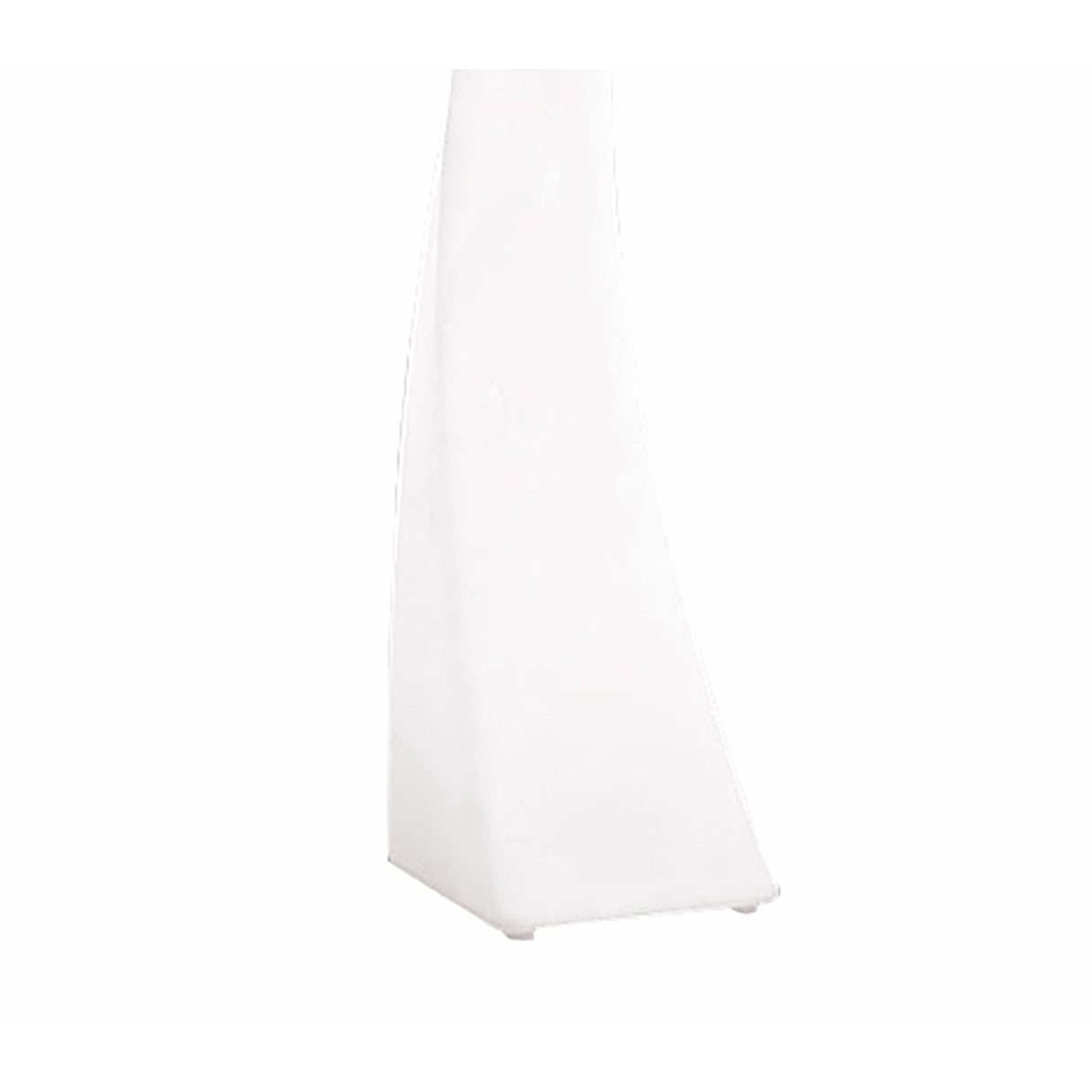 Luminous Spiral Outdoor Floor Lamp - Opal White Finish