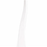 Luminous Spiral Outdoor Floor Lamp - Opal White Finish
