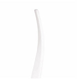Luminous Spiral Outdoor Floor Lamp - Opal White Finish