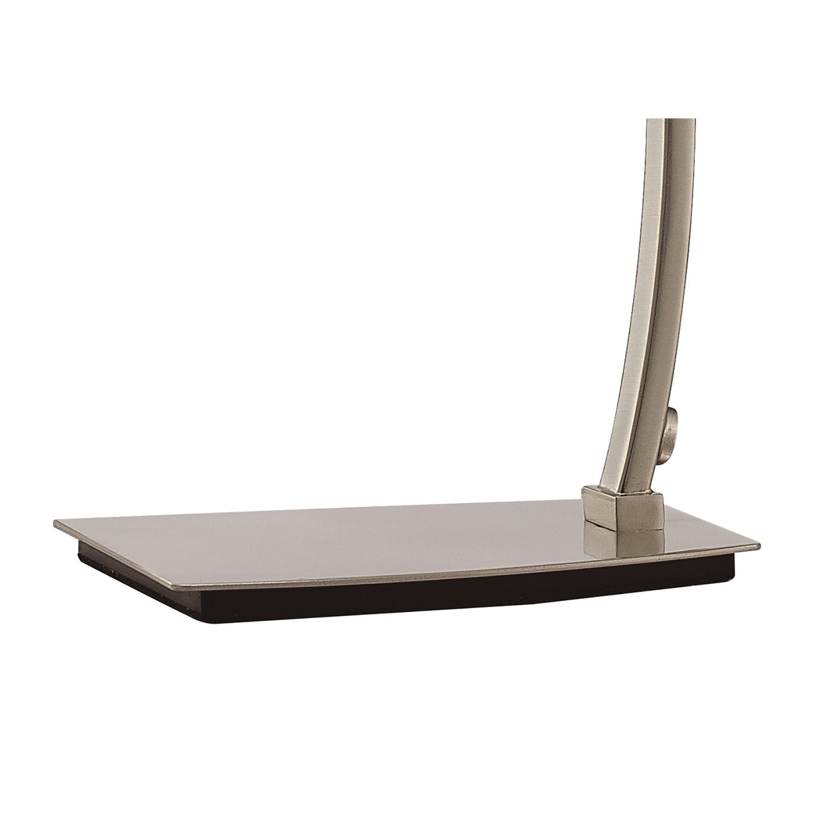 Zen Collection 1-Light Satin Nickel Table Lamp with G9 Socket