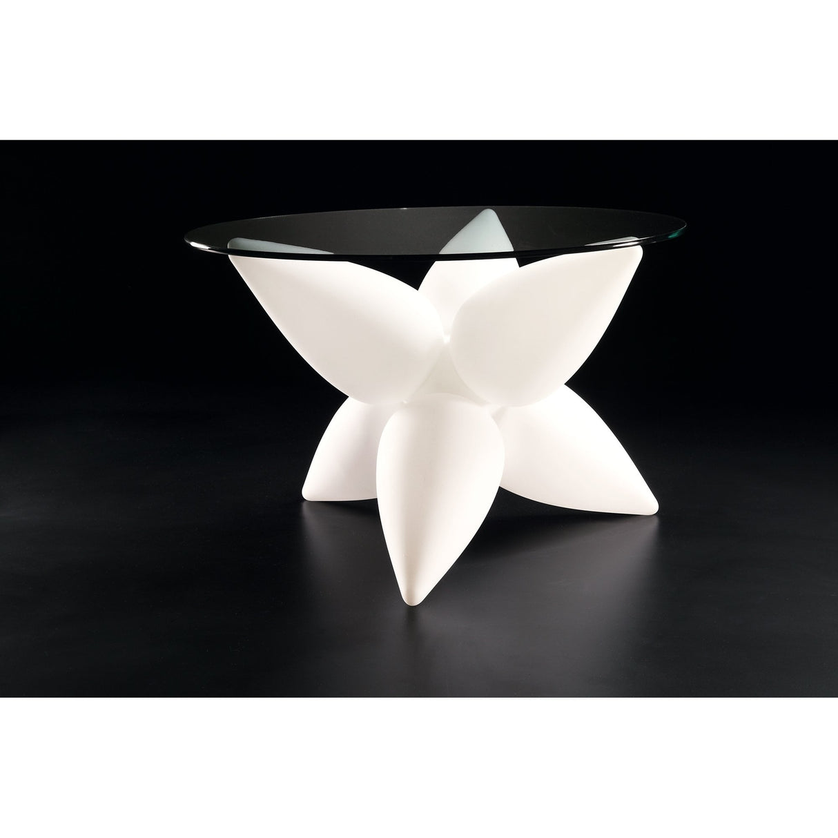 Palma 6-Light Outdoor Table Lamp with Opal and Clear Glass Design