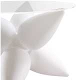 Palma 6-Light Outdoor Table Lamp with Opal and Clear Glass Design