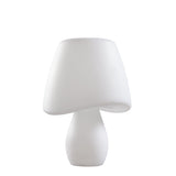 Elegant Dual-Illumination E27 Outdoor Table Lamp, Opal White, IP65 Rated