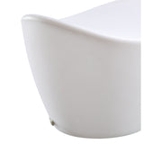 Sleek Opal White Rechargeable LED Stool with RGB Illumination, IP65 Outdoor Rating, 120lm, and 2-Year Warranty