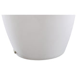 Elegant Opal White Outdoor Stool - Cool Collection