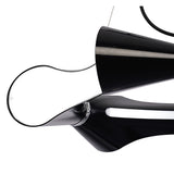 Ora Pendant Light: Gloss Black with White Acrylic and Chrome Finish, Elegant Design by Santiago Sevillano Sebastia