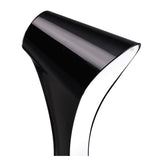 Elegant Ora Table Lamp with Gloss Black and Chrome Finish, Featuring LED Warm White Bulb