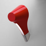Ora Wall Lamp - Sleek Gloss Red with White Acrylic and Polished Chrome Finish