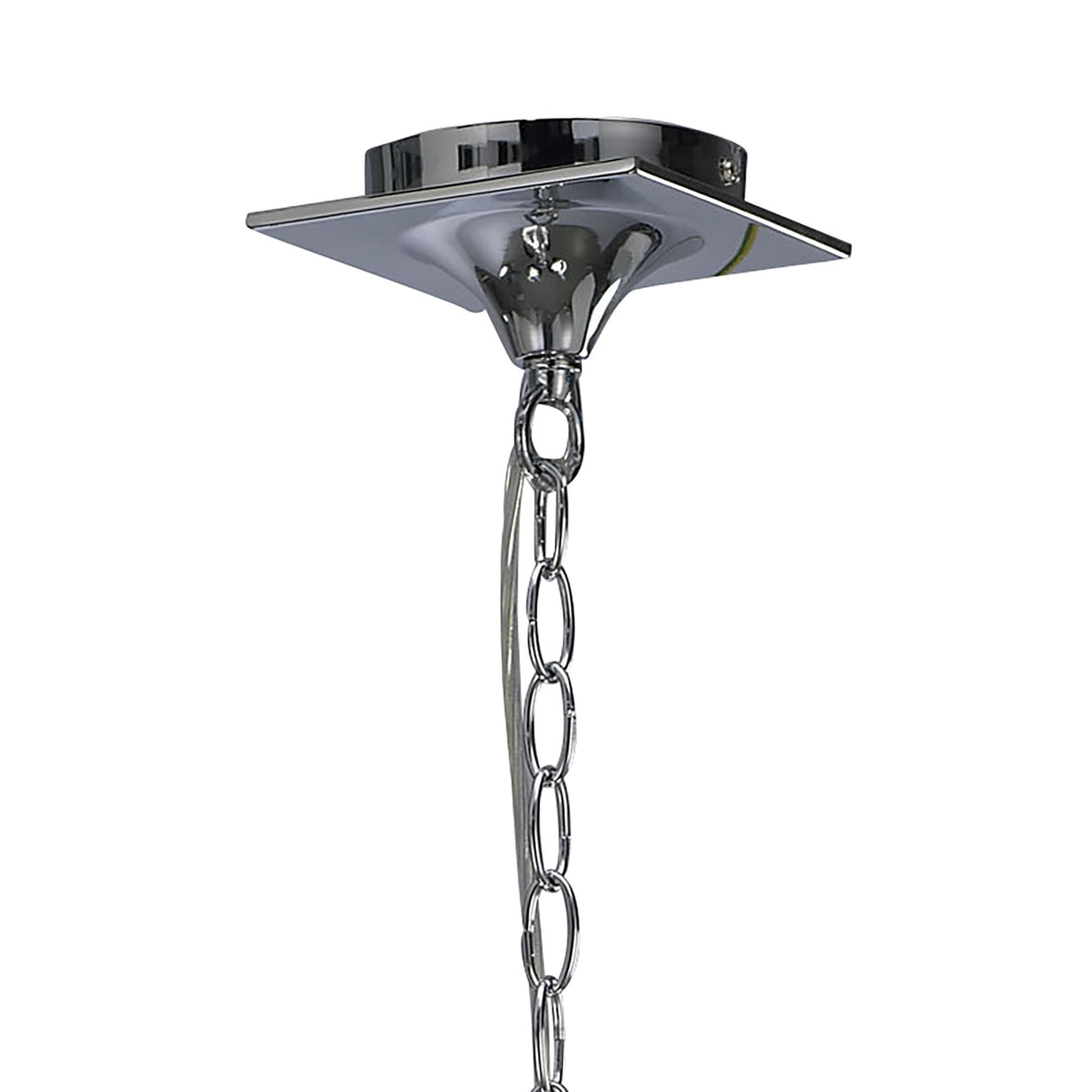 Mara Trio Pendant Light in Polished Chrome with Elegant Black Shades