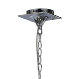 Mara Trio Pendant Light in Polished Chrome with Elegant Black Shades