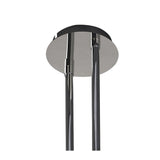 Loop Telescopic Convertible Semi-Flush 6-Light Fixture, Polished Chrome