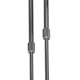 Loop Telescopic Convertible Semi-Flush 6-Light Fixture, Polished Chrome