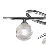 Elegant Loop Ceiling Light with Polished Chrome Finish