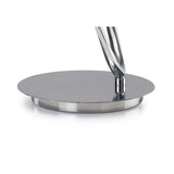 Sleek Loop Table Lamp: Modern Chrome with Opal Accents