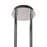 Ice Telescopic 8-Light G9 LED Chandelier in Polished Chrome