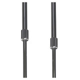 Gleaming Chrome Avant-Garde Semi-Flush Ceiling Light with Telescopic Design