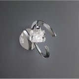 Polished Chrome Ice Wall Lamp by Santiago Sevillano Sebastia