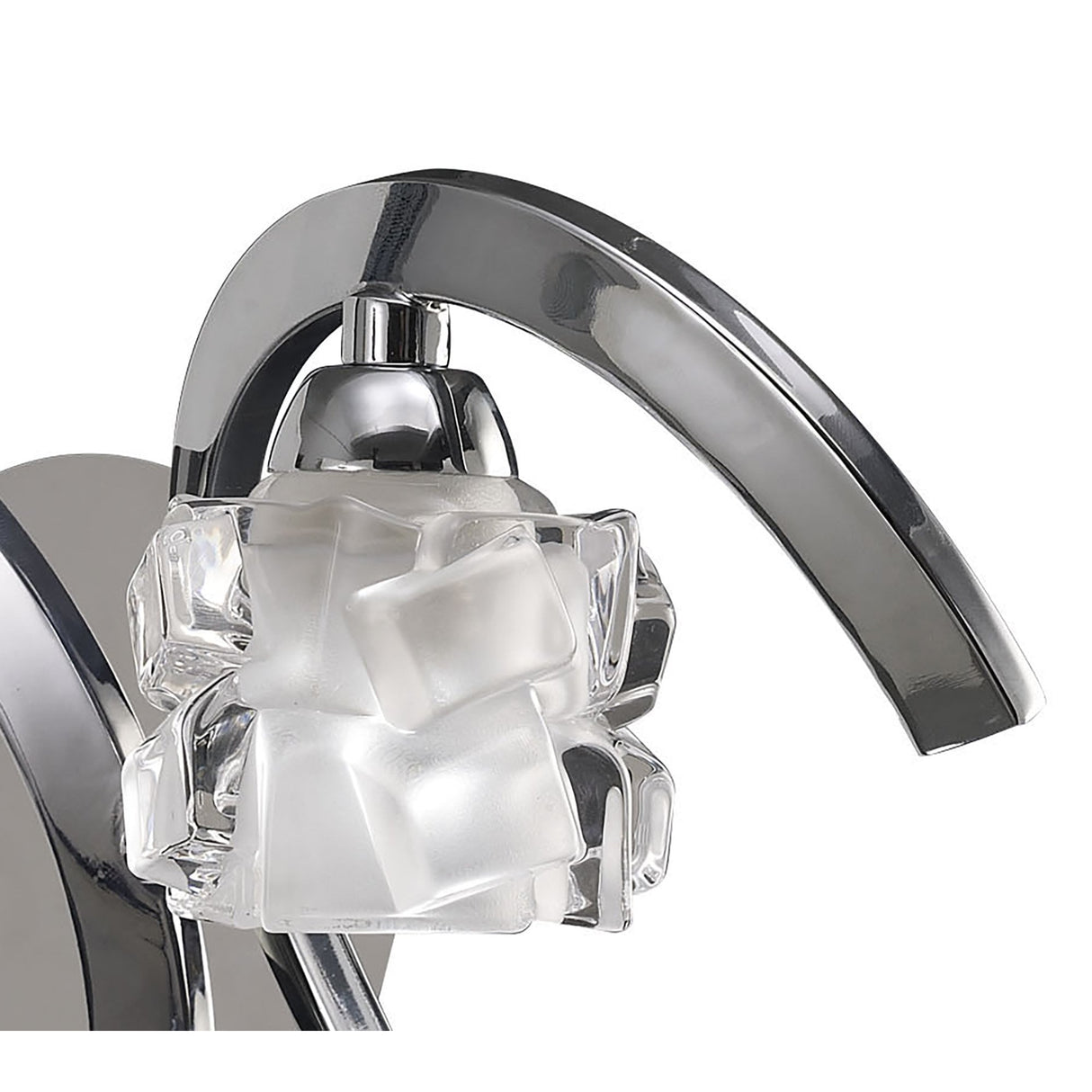 Polished Chrome Ice Wall Lamp by Santiago Sevillano Sebastia