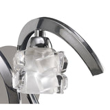 Polished Chrome Ice Wall Lamp by Santiago Sevillano Sebastia
