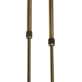 Ice Telescopic 8 Light G9 LED, Antique Brass Elegance