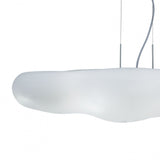 Eos Cloud-Shaped Pendant Light with 6 E27 Bulb Holders, Matt White and Opal Finish