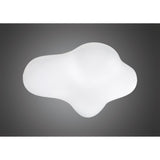 Eos Ceiling Light - Opal White Cloud Design, IP44 Outdoor Rated