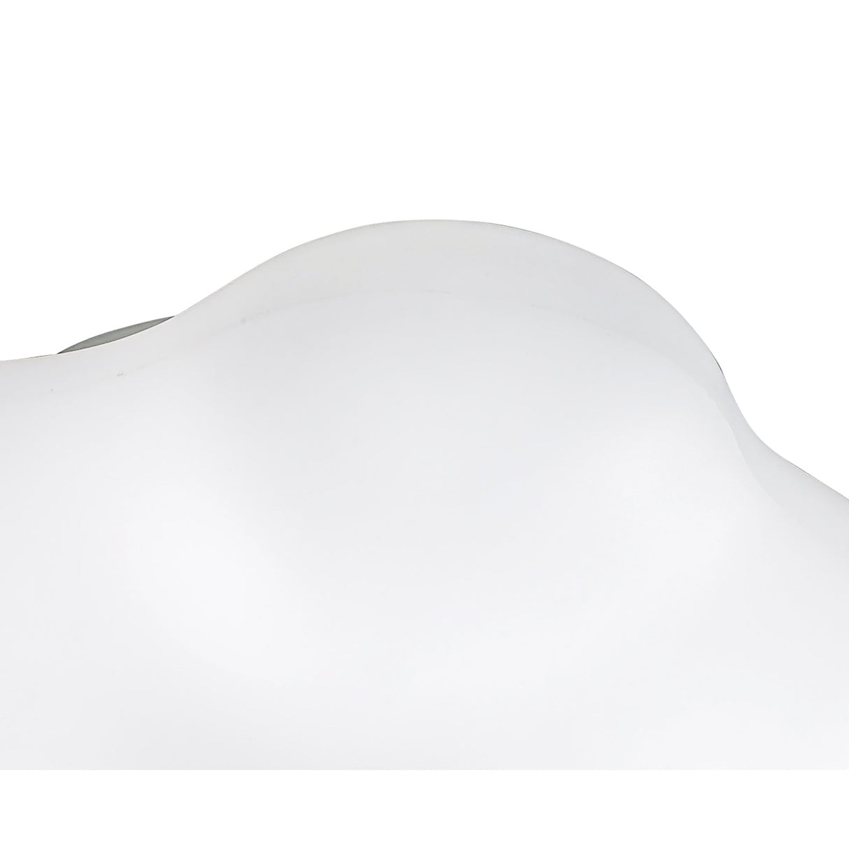 Eos Ceiling Light - Opal White Cloud Design, IP44 Outdoor Rated