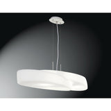Cosmic Orbit Pendant Light Fixture - 6 Light E27, Matt White/Opal White