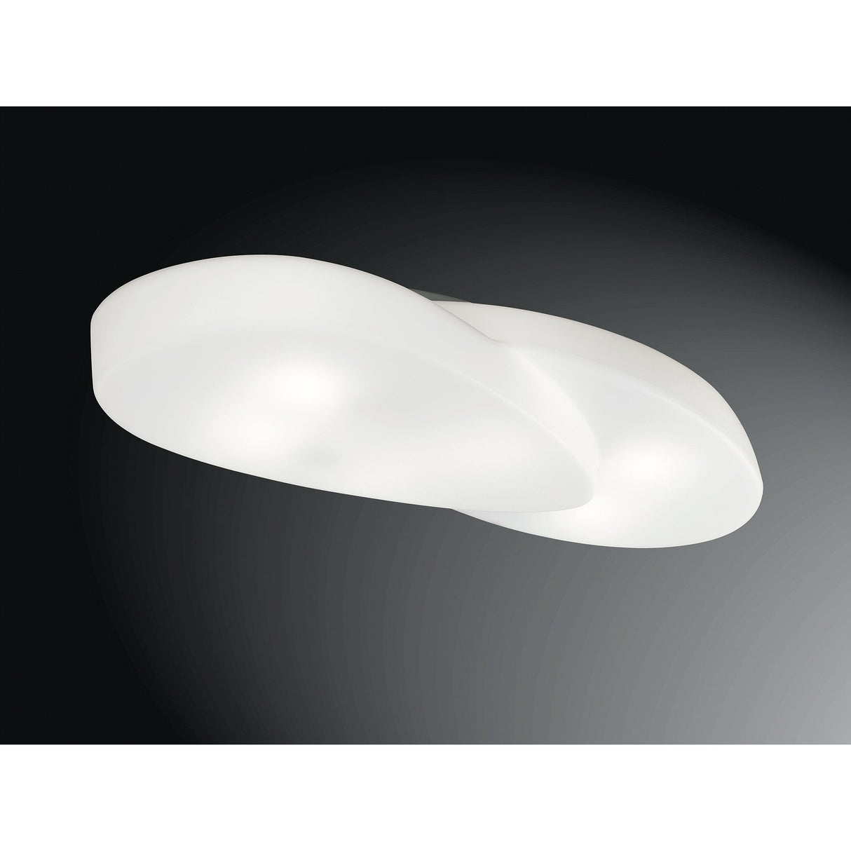 UFO Series Outdoor Ceiling Light, 6-Bulb E27, Matt & Opal White