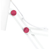 Sleek Adjustable Looker Table Lamp in Matt White and Purple