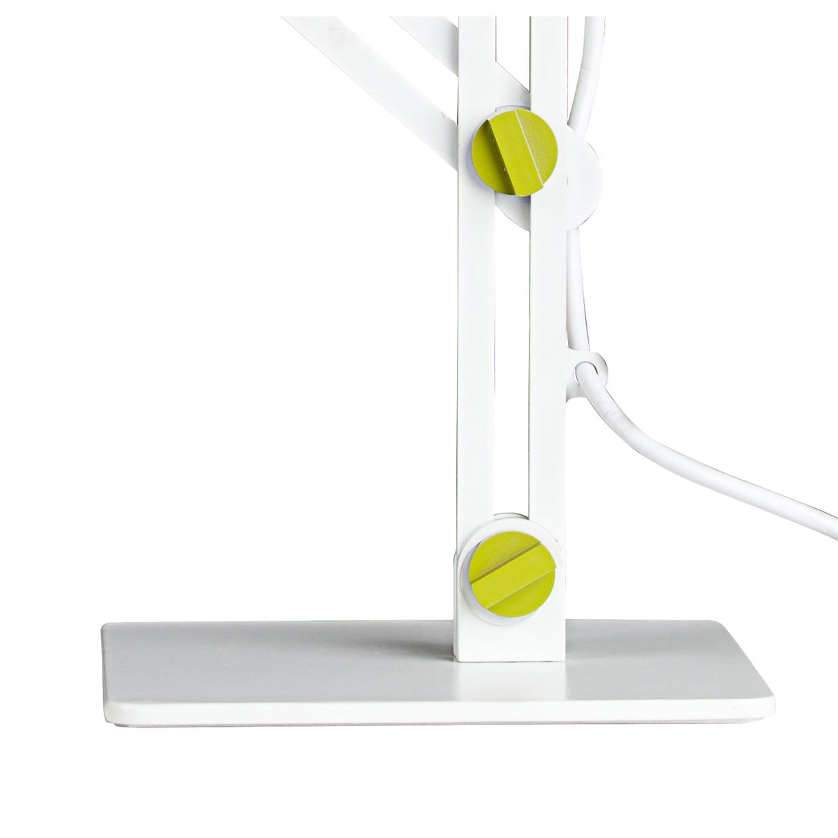 Looker Adjustable Table Lamp, Matt White & Green Design by Santiago Sevillano Sebastia